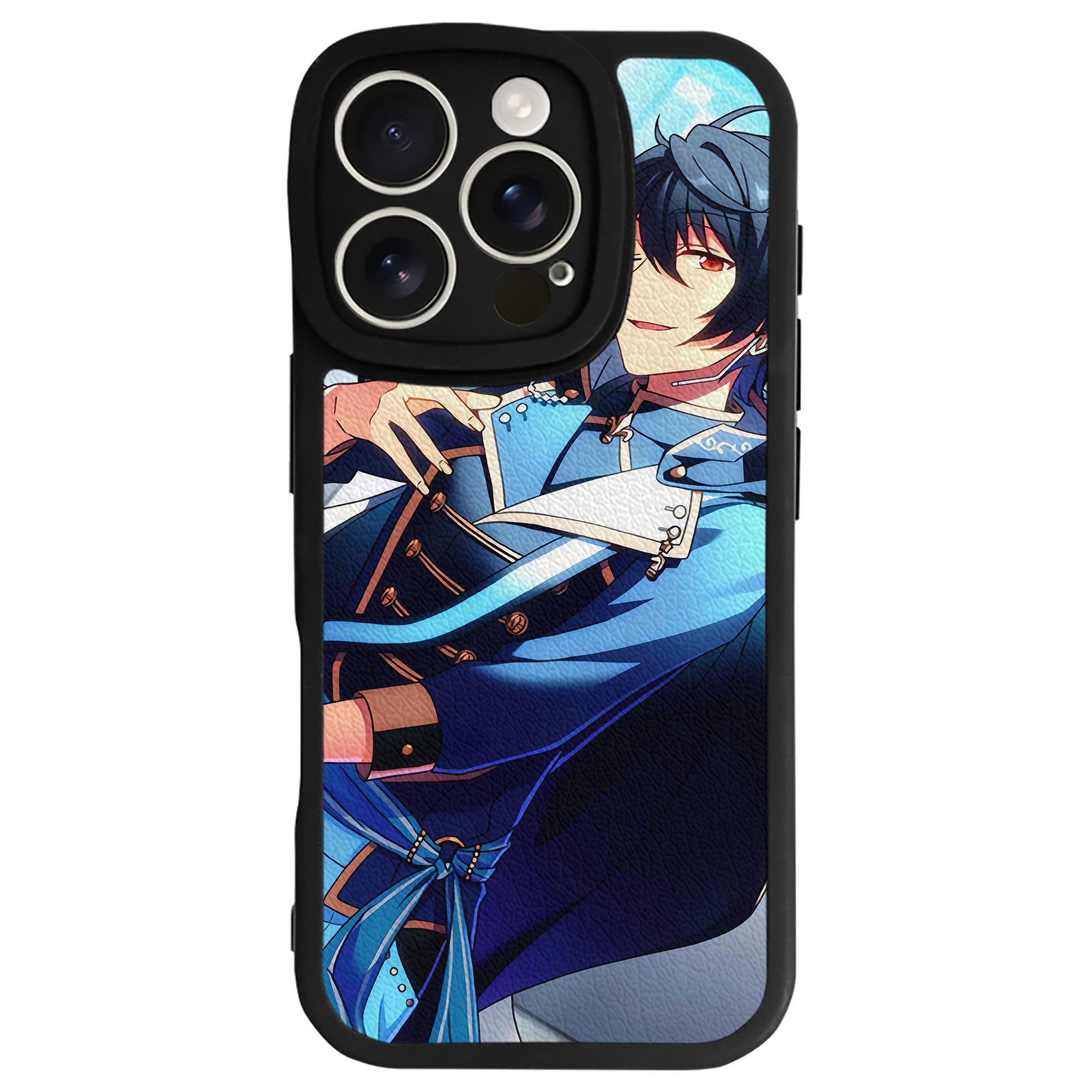 （画像用） あんさんぶるスターズ! Ensemble Stars 【iPhone 16シリーズ対応】シリコンスマホケース（レザー調） 材質：シリコン